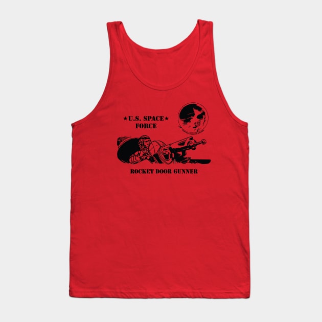 Space Force Door Gunner Tank Top by Electric Jellyfish